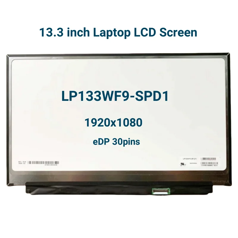 対応LQ133M1JW35 LP133WF9 SPD1 修理交換用 液晶パネルフルHD 1920x1080 IPS : 対応交换用 LQ133M1JW35 LP133WF9 SPD1 LQ133M1JW48