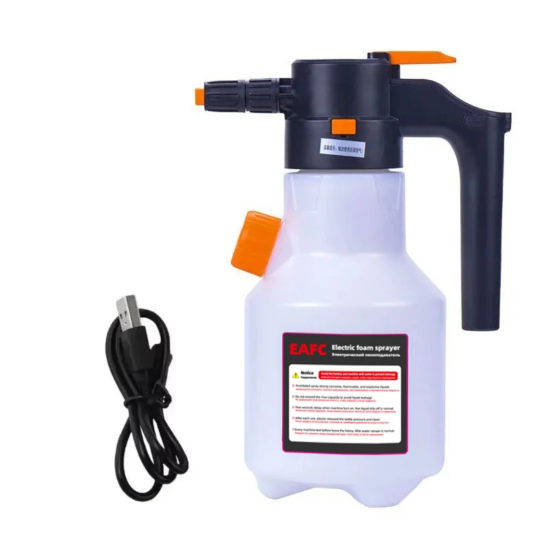 Electric Car Foam Sprayer Pressurized Soap Sprayer High Pressure Fine Foam Automatic Foam Washer Exterior Car Washing Accessory 6