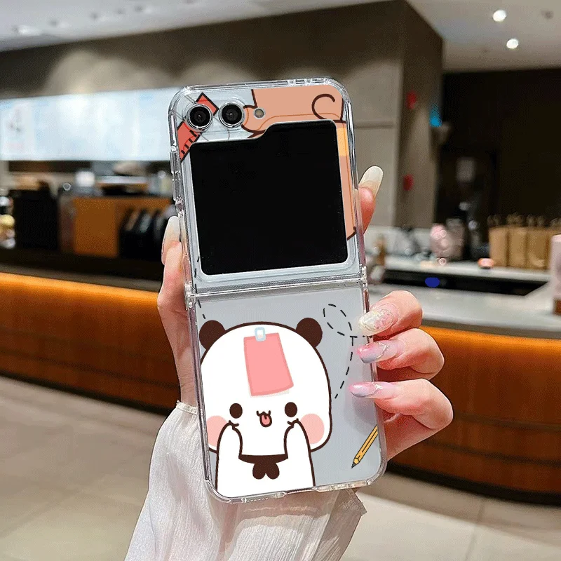 Cute Cartoon Bubu Dudu Hard Folding Phone Case Cover