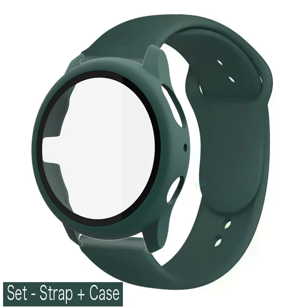 Protective Glass Film Case & Strap Set with Bracelet Accessories