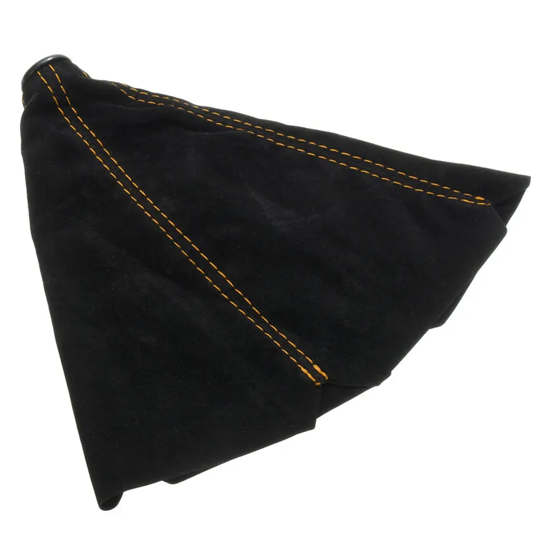 Premium Suede & PU Leather Gear Shift Knob Cover Boot Gaiter - Multiple Color Options