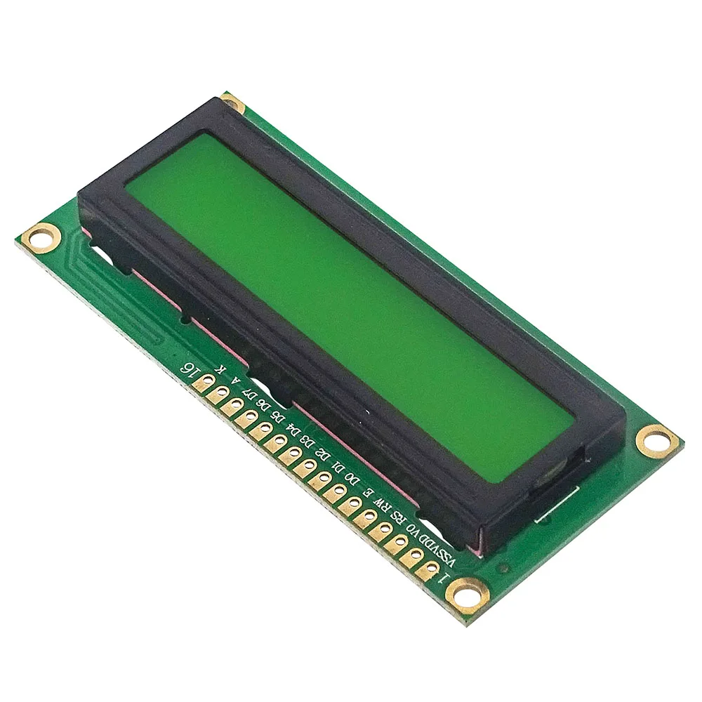 HD44780 1602 LCD Display Module DC 5V 16x2 Character LCM Blue/Green Screen Blacklight