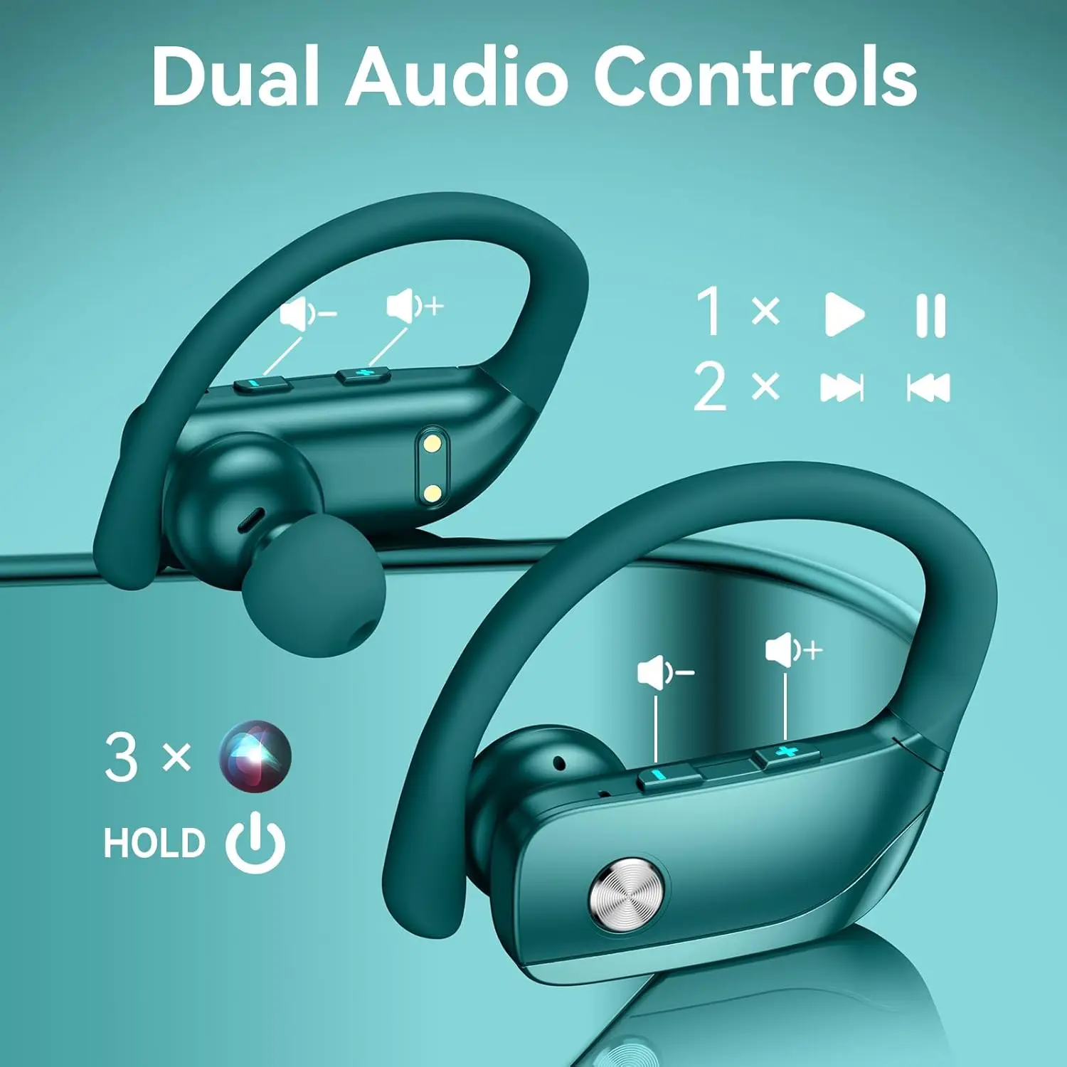 Wireless Bluetooth Earbuds with Extended Playtime and LED Display Case