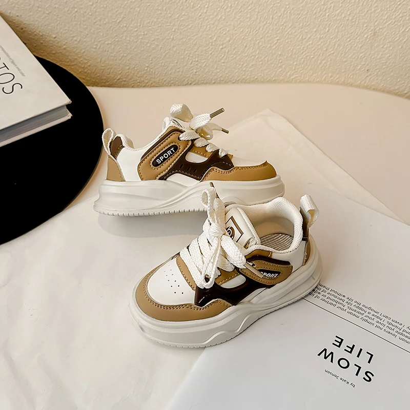 Soft Sole Kids Casual Platform Sneakers for Autumn