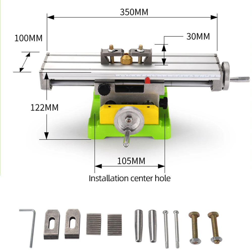 ALLSOME BG6350 mini frézování stroj worktable