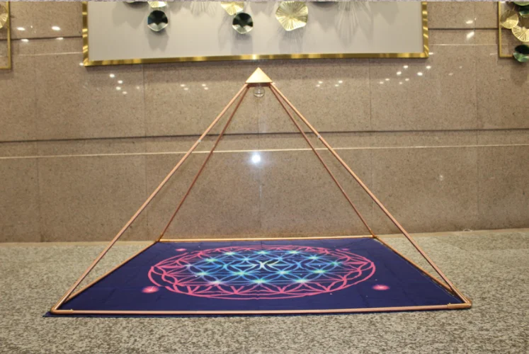 28-Millimeter Outer Diameter Giza Copper Meditation Pyramid Kit for Copper