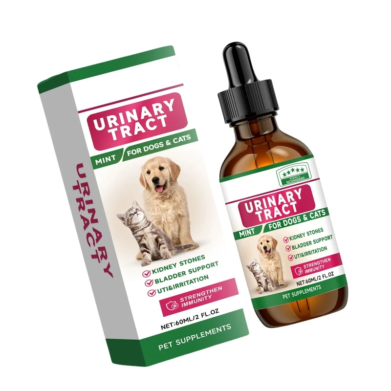 Multivitamin 60ML Pet Supplement Drop for Urinary Tract Kidney Stone Remove
