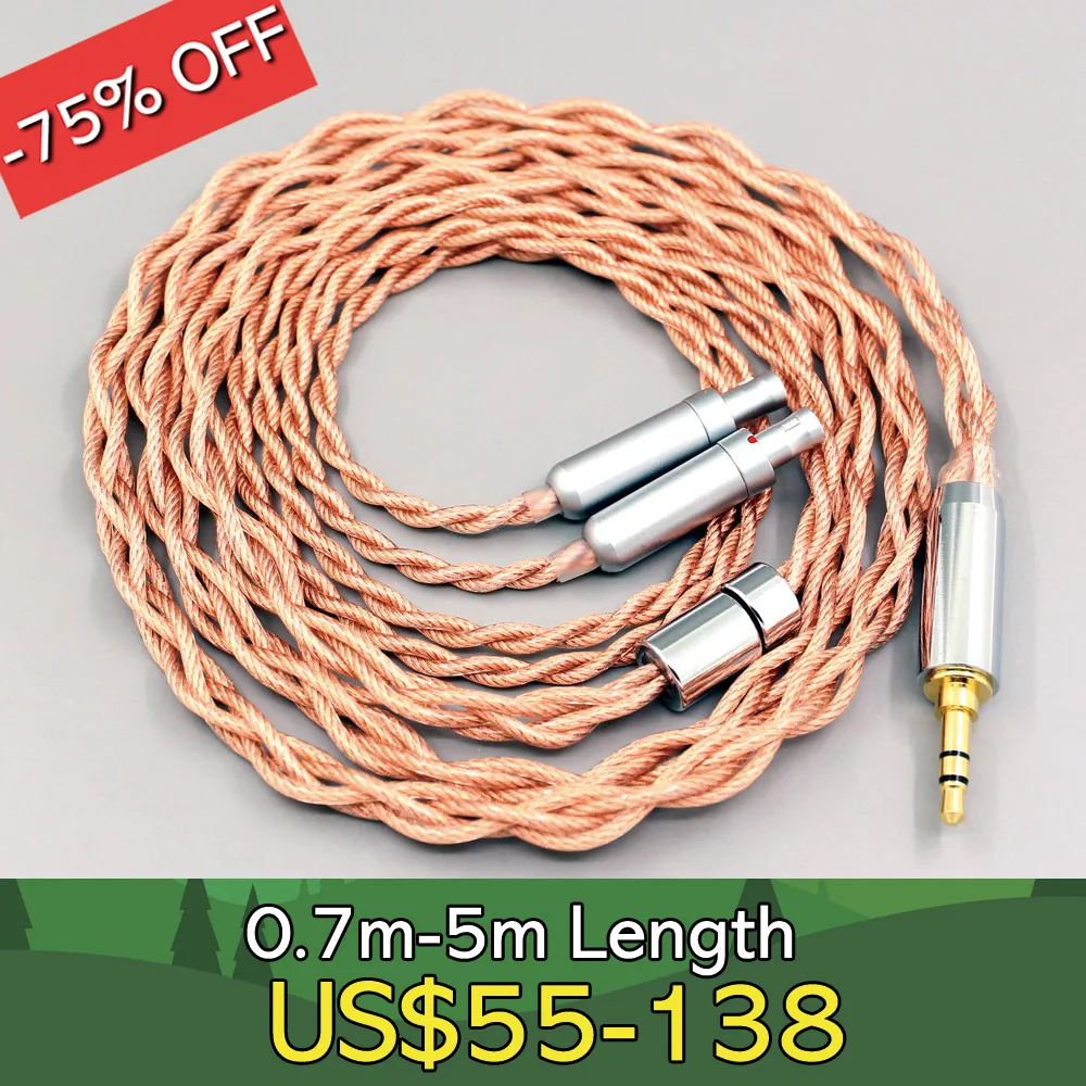 Cavo Auricolare Misto Coassiale Schermante Occ Grafene 7N Per Sennheiser Hd800 Hd800S Hd820S Hd820 Popma D1000 Ln007760