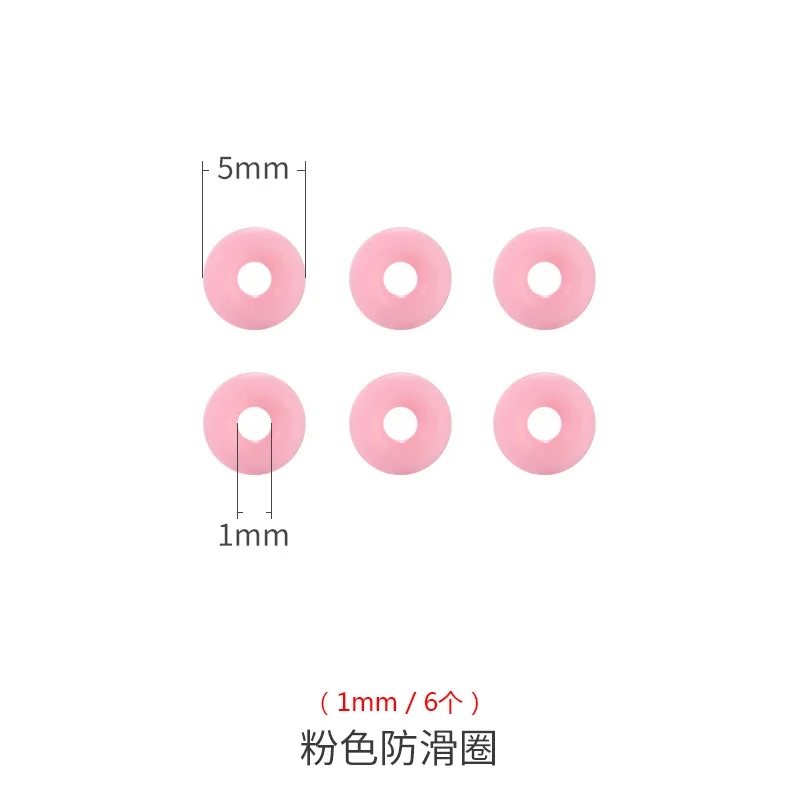 새로운 실리콘 안티 슬립 링 가죽 로프 와이어 로프 팔찌 핸드 로프 고정 고무 링 와셔 스페이서 비드 DIY 액세서리, 2023