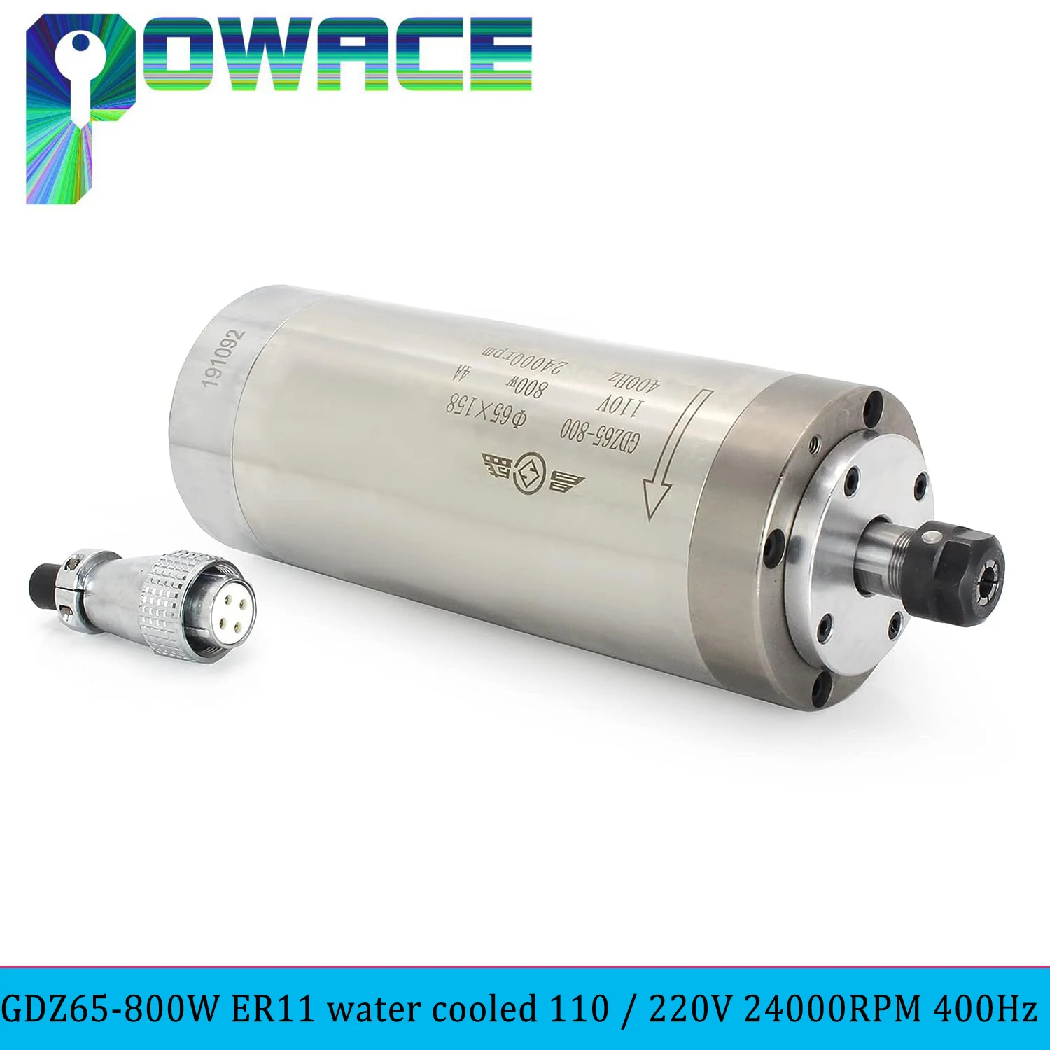 

GDZ 65 мм 800 Вт ER11 CNC с водяным охлаждением Шпиндельный двигатель охлаждения 24000 об/мин высокая скорость для деревообработки маршрутизатор гравировальный фрезерный станок