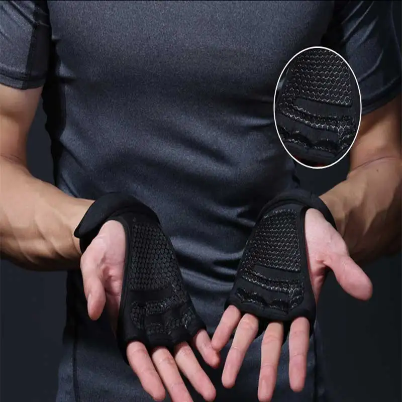 Weight Lifting Gloves 1 Pair Weight Lifting Training Gloves for Women Men Fitness Sports Body Building Gymnastics Grips