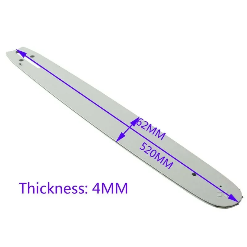 18" Chainsaw Guide Bar + Chain 0.325" .058" Guage 72DL For Chinese Chainsaw 4500 5200 5800 Tarus For 62CC 58CC 52CC 6