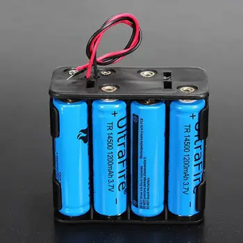 Scatola batteria ricaricabile 12V 8 batterie AA con cavo per batteria Slot per clip Custodia per batteria Batterie Scatola portabatteria