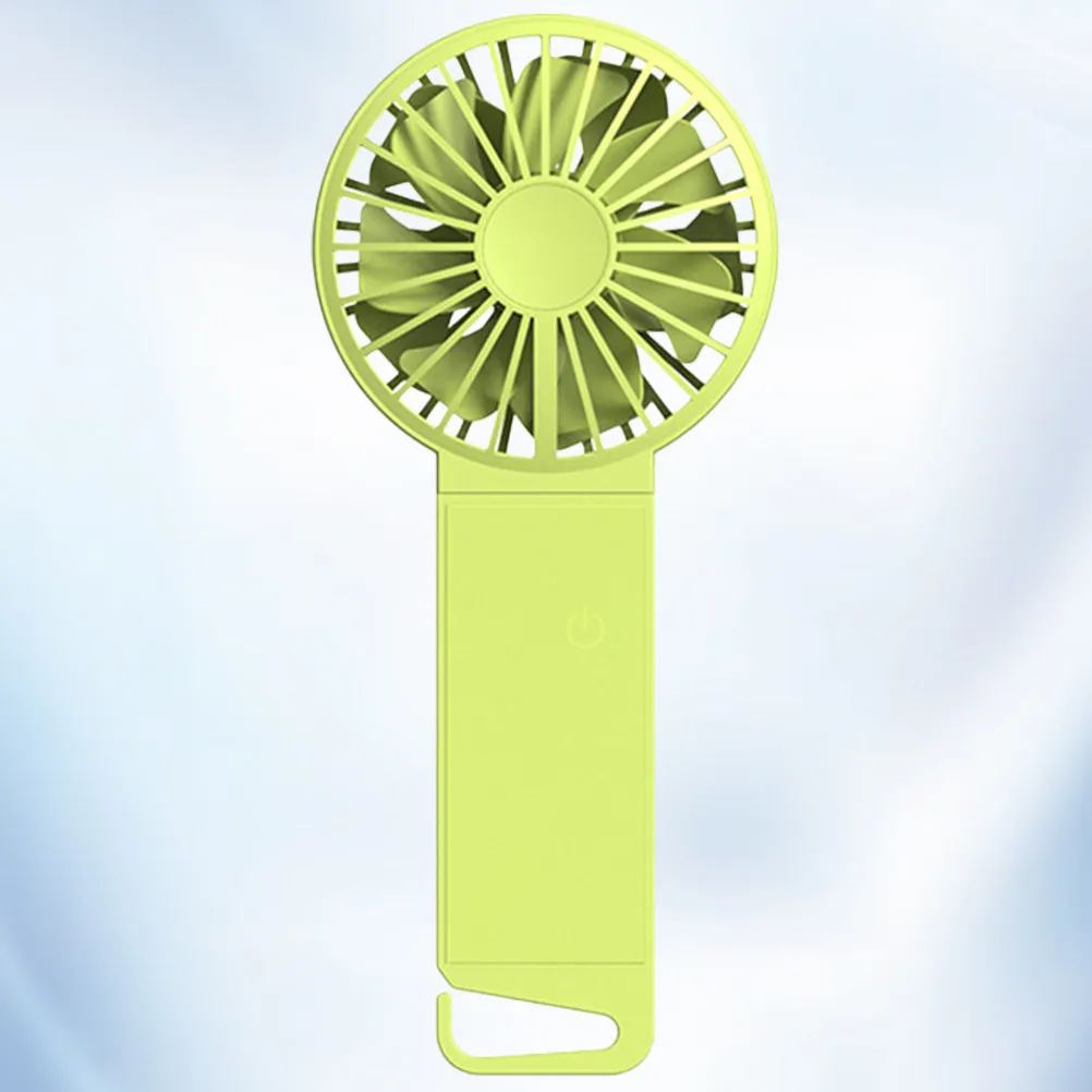 휴대용 접이식 USB 팬, 가정, 매장, 사무실, 야외용 미니 휴대용 무소음 팬, 가벼운 ABS 금속 소재, 간편 휴대용 걸이 포함