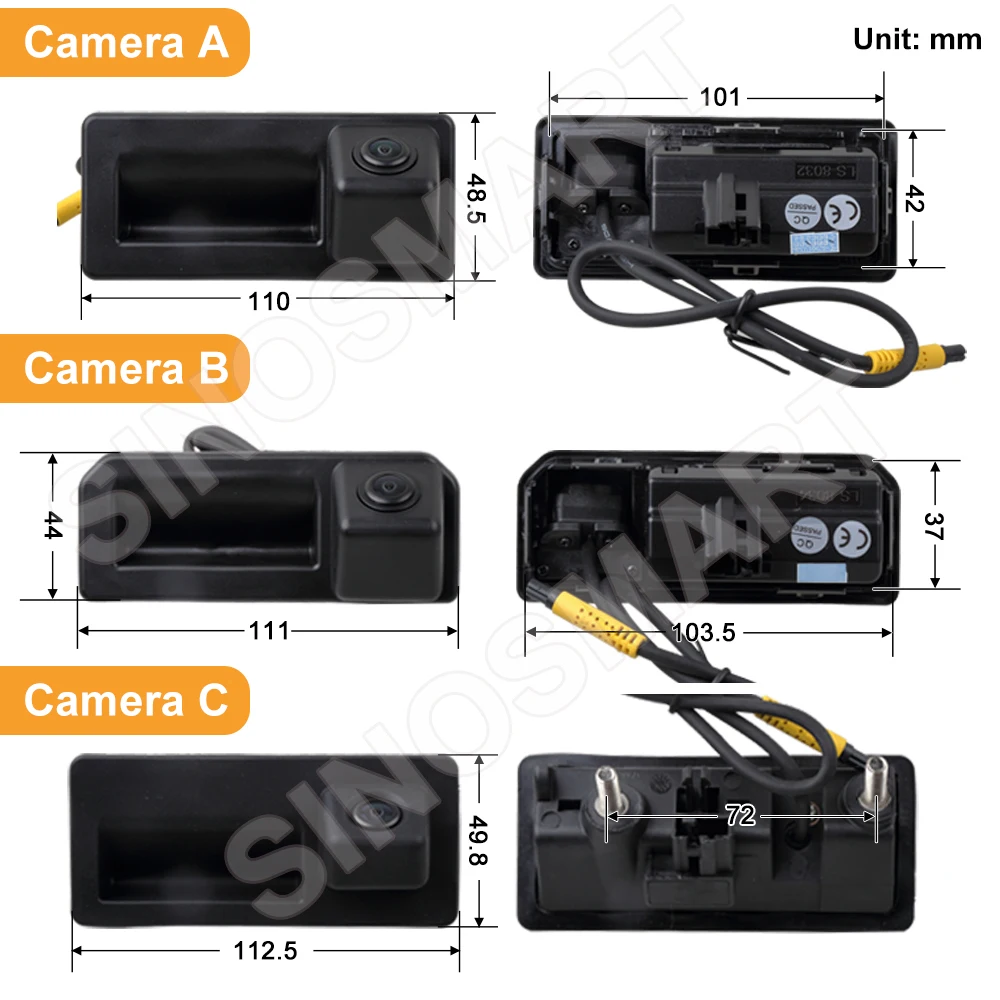 車のリバースカメラ A3用 2020 2021 2022 2023 リバースダイナミック