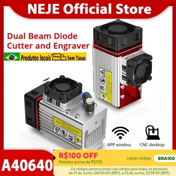 NEJE A40640 Laser Engraver Professional Versio Laser Module Compressed spot technology,laser head,laser cutting tool