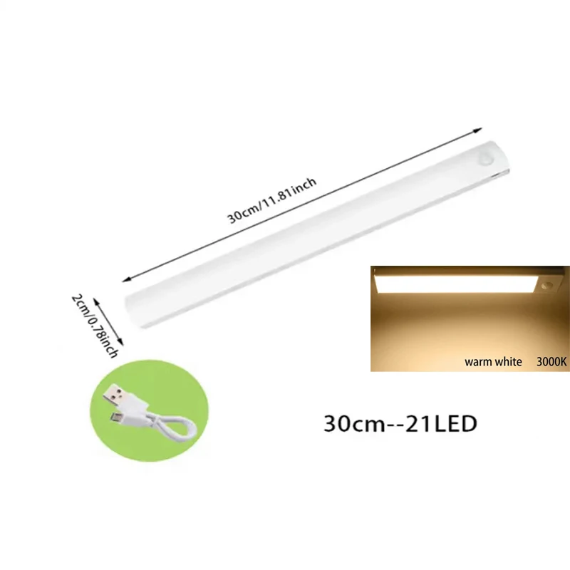 Rechargeable Dimmable LED Motion Sensor Night Light
