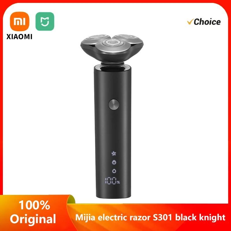 MIJIA 전기면도기 S302는 피부 보호를 위한 듀얼 링 아크 블레이드 네트를 채택하여 부드러운 면도와 안정적인 성능을 제공합니다.