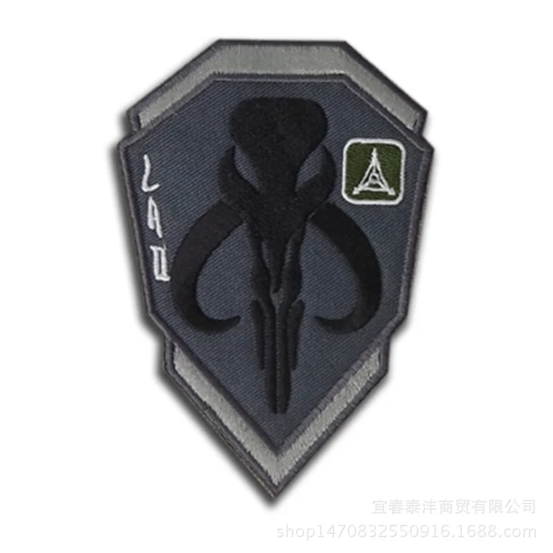 Star Wars Movie Mandalorian Embroidered Patches on Clothes Clothes Badge  Fusible Patches for Clothing Iron on Garment Decoration