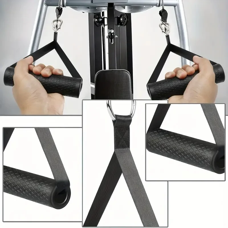 Fitness Workout Handles 2Pcs Gym Resistance Bands Accessories