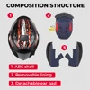 DOT, Full Face Motorcycle Helmet 6