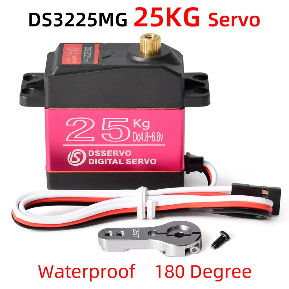 Dsservo Waterproof RC Servo DS3218 20KG DS3225 25KG DS3235 35KG 180/270 Degree for 1/8 1/10 1/12 RC Car Metal Gear Digital Servo image 9