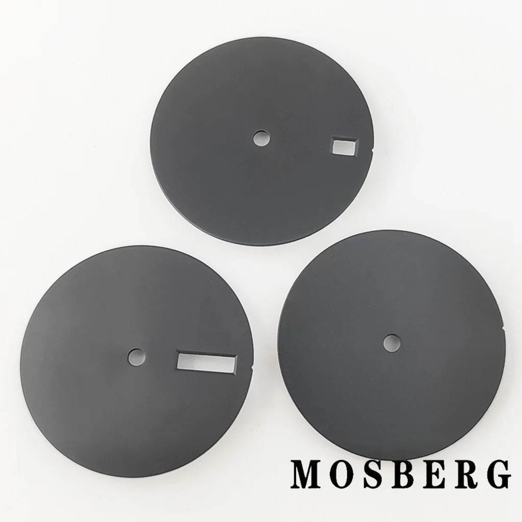 Premium 28.5mm Black & White Watch Dial