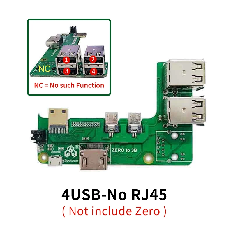   Zero 2w-3B ̽ , Zero to Pi3 Ȯ , Pi0 USB , RJ45 HAT,   3  B