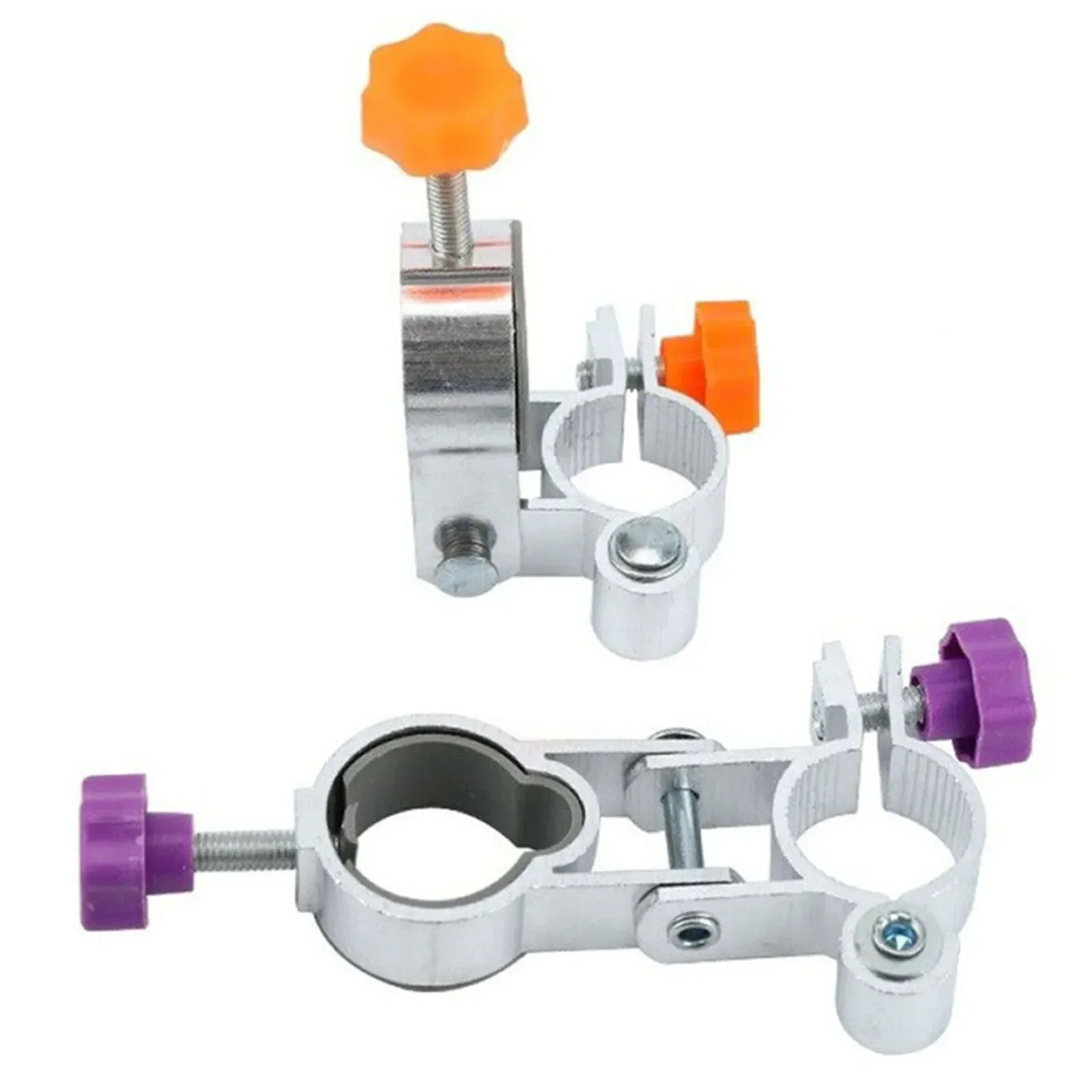 2PC Fixed Clip Brackets Mount Accessories Install Fishing Chair Umbrella Stand Universal Clamp Outdoor Aluminum Alloy Clamp Tool