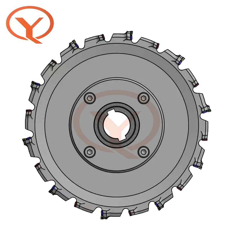 

Qiye PCD face milling cutter for engine cylinder head surface