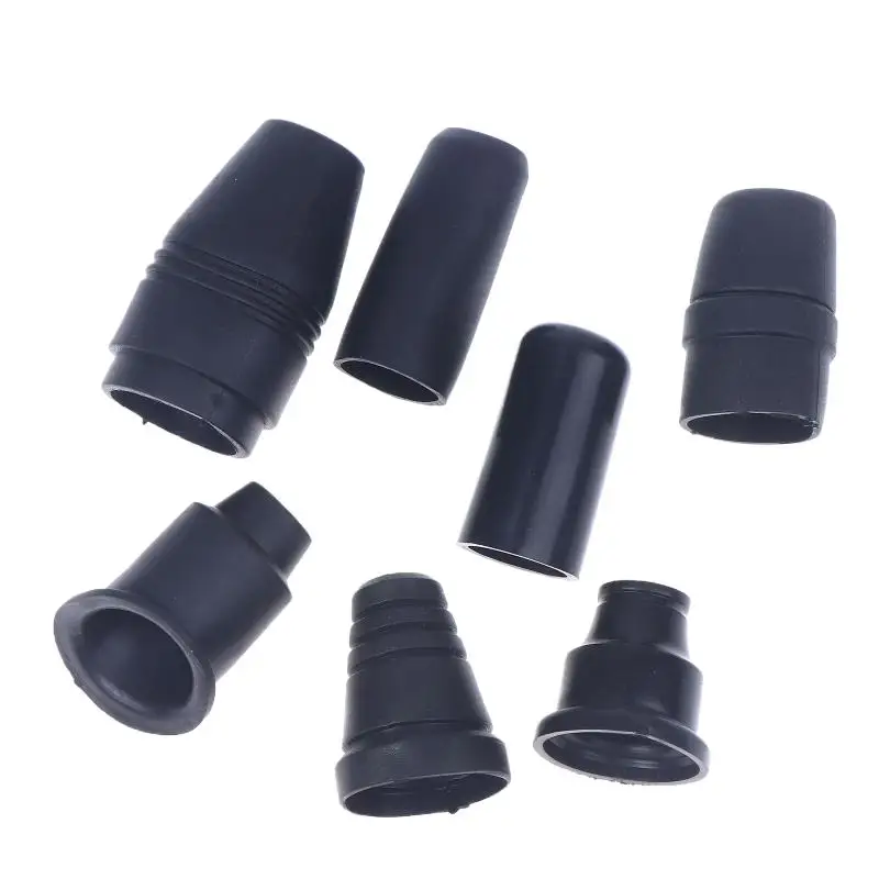 2PCS Black Motorcycle Scooter CG125 GN125 YBR125 YBR250 TTR225 GN250 Mirror Seal Dust Proof Sleeve For 125cc 150cc 250c