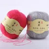 2pcX50g Super Kid Mohair Yarn Crochet Thin Sweater Knit Shirt Scarf Angola Silk Woman Baby Knitting Thread Mohair Wool Yarn 3
