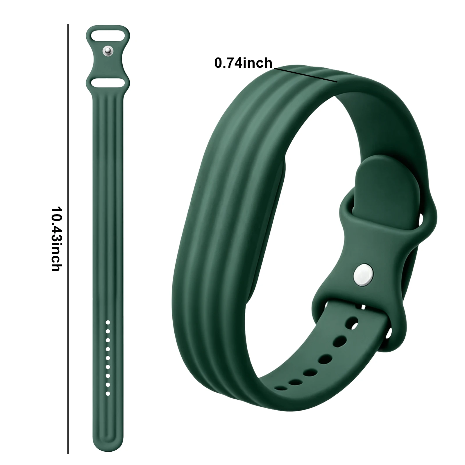 Silicone Strap Lightweight Screenless Activity Tracker Wristband for Fitness and Outdoor Activities