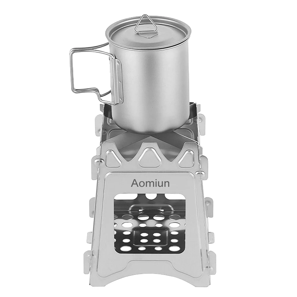 The Best Aomiun Compact Camping Stove Stainless Steel Backpacking Stove