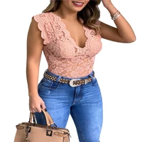 Women Tops Summer Sexy Lace Crochet Cardigan Casual Solid Color Trend Lace Hollow Out Top For Ladies - Image 4