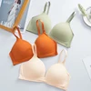 Maternity Large Size Nursing Bra Without Wire Rims Simple Solid Color Underwear Breathable Cotton Soft Maternity Underwear 1