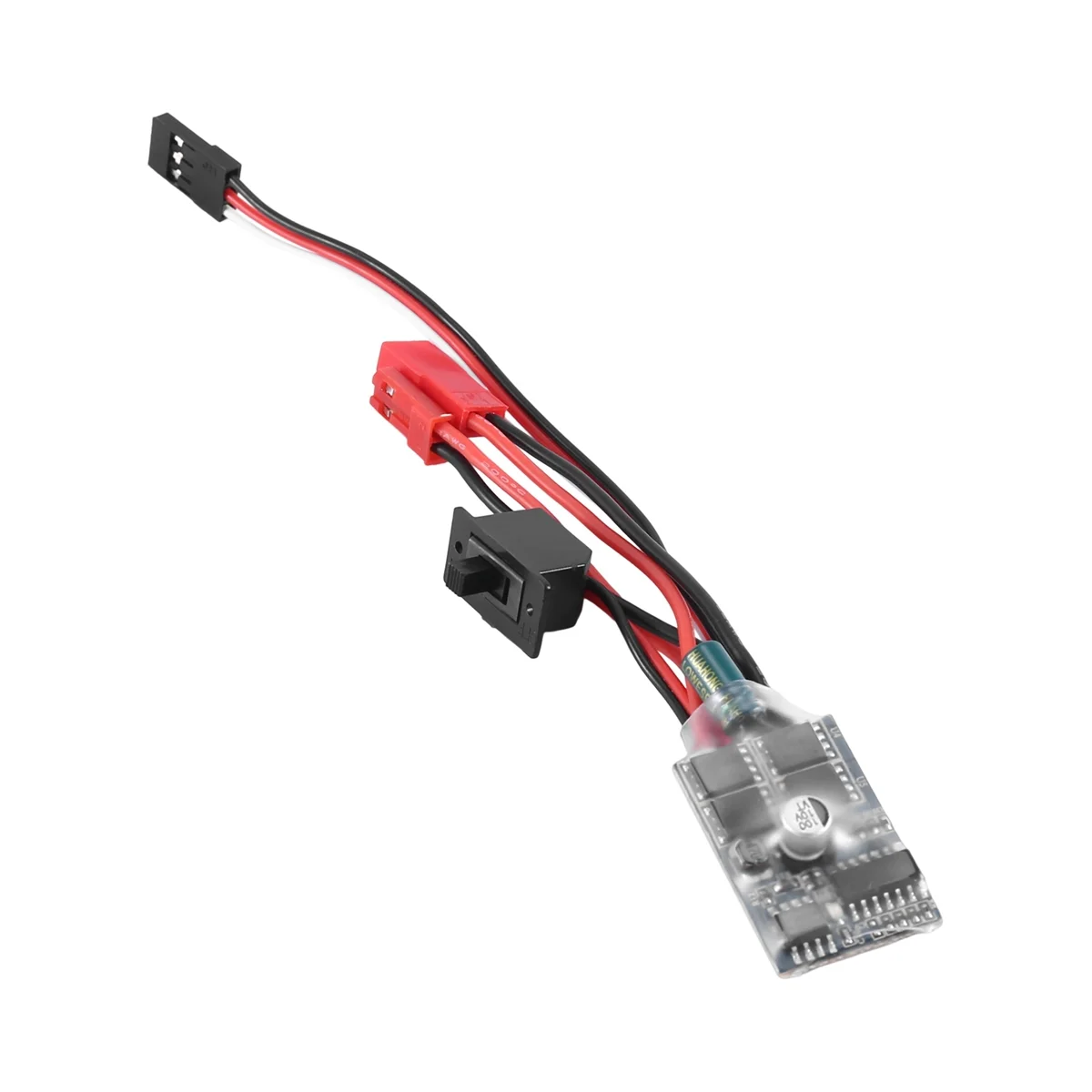 

RC Car Brake 35A Brushed ESC Two Way Motor Speed Controller for 1/16 1/18 1/24 Car Boat Tank