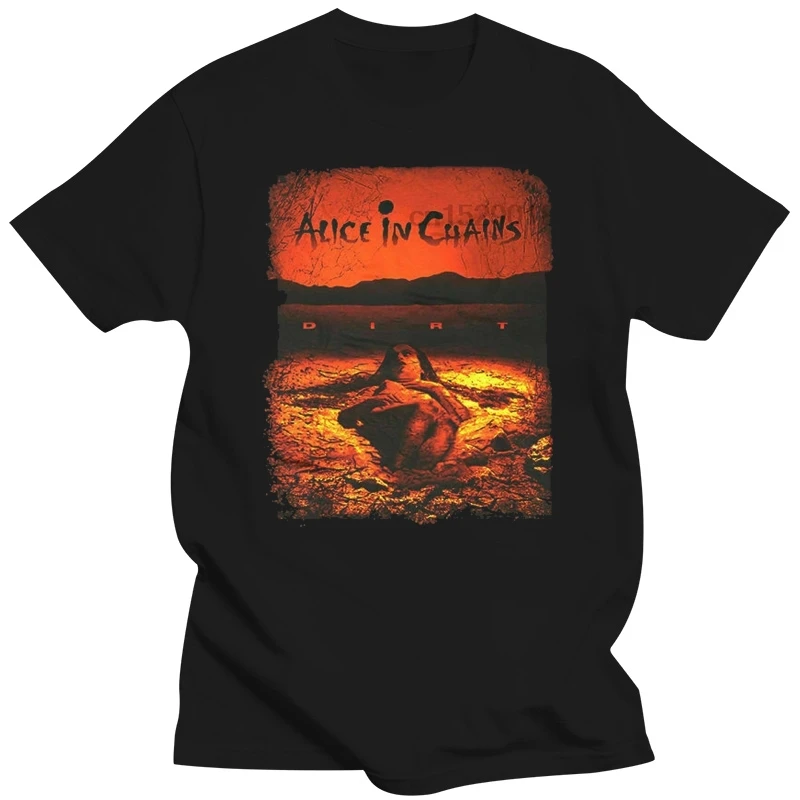 Neu New Alice In Chains Rock Band T-Shirt Da Uomo