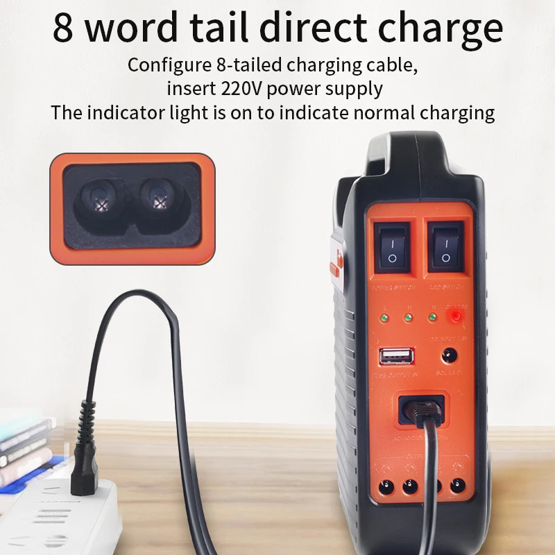 Portable Multifunctional rechargeable LED Portable radio Outdoor Lighting Camping lights