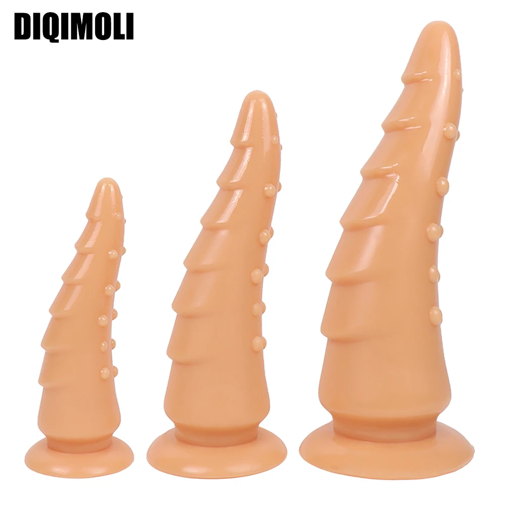 Analplug, übergroßer Dildo mit Saugnapf, Sexprodukt, großer Buttplug, weich, stimuliert Anus, Analdila_voghion.com