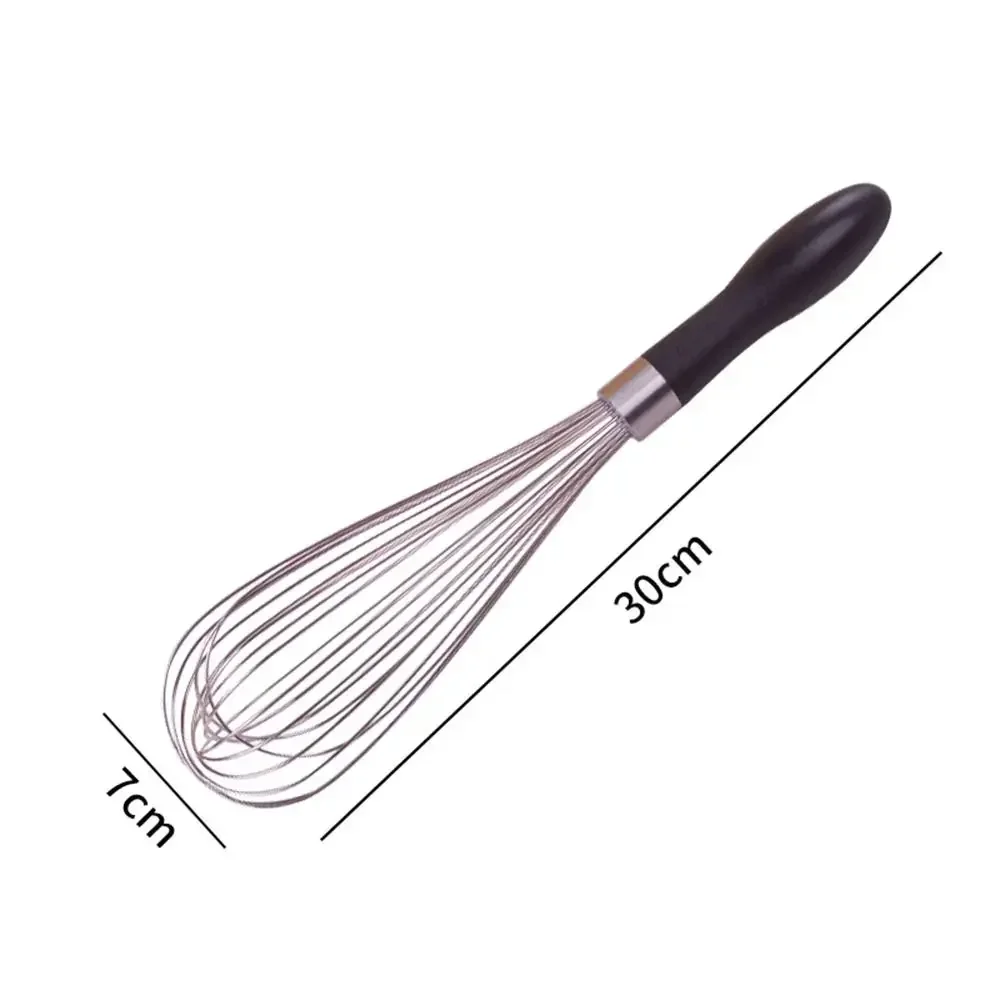 Advanced stainless steel manual egg beater with 10 line mixer for kitchen balloon mixing, baking, and blending -10-12 inches
