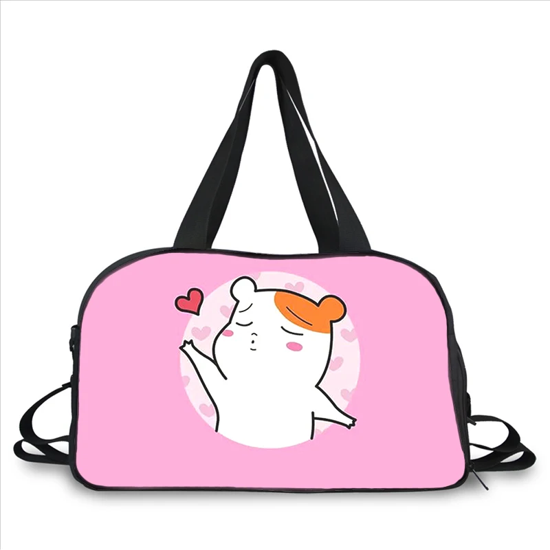 

ANIME CUTE Oruchuban Ebichu 3D printing fashion trend portable large capacity multi-function messenger bag travel bag