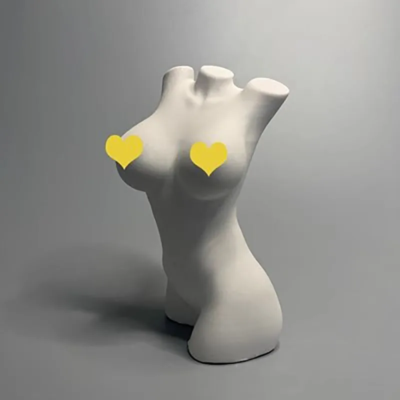 Minimalist Female Body Sculpture, Gypsum Desktop Art Decoration, Small Ornaments, High End Birthday Gifts