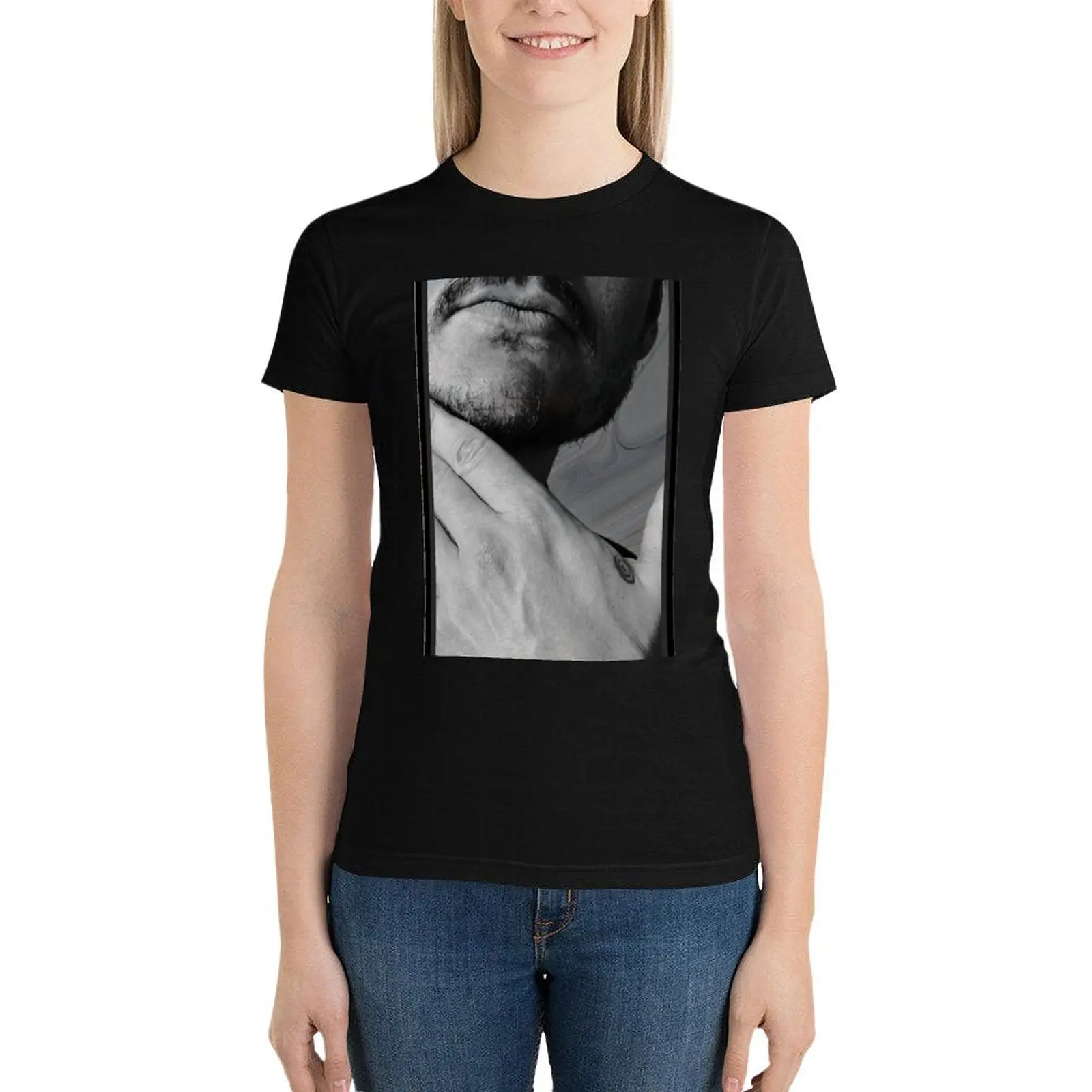 

Pedro Pascal - BW II T-Shirt lady clothes summer clothes summer tops Woman fashion