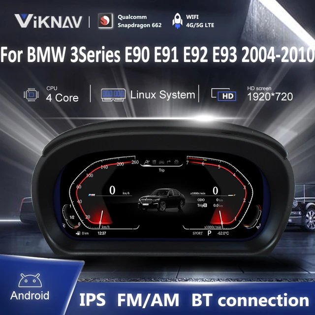Für BMW 3er E90 E91 E92 E93 E84 320i 318i 325 LCD-Dashboard