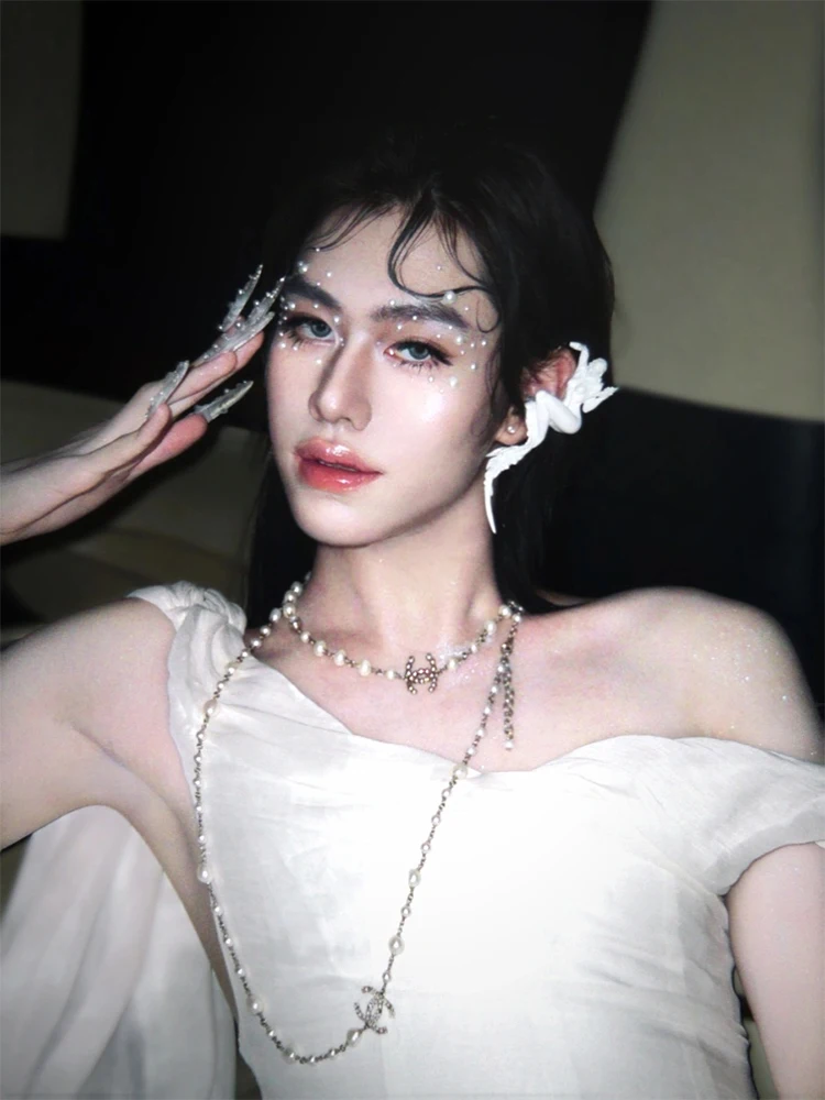 2024 New Mermaid Ear Hanging New Gothic Style Men's And Women's Jewelry Party Gift