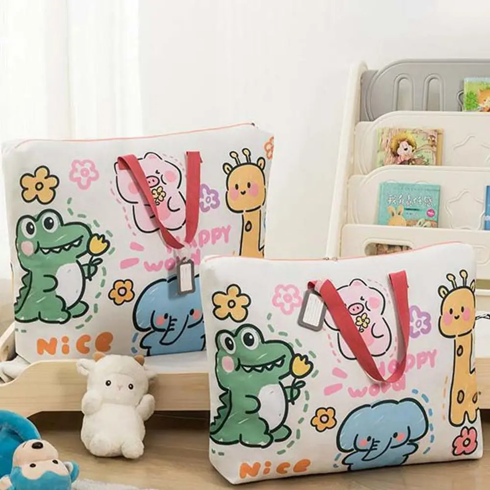 Oxford Cloth Kindergarten Quilt Storage Bag Foldable Large Capacity Clothes Quilt Storage Bag Moisture-proof Dustproof 3
