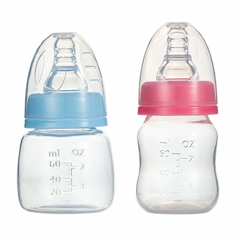 

Silicone Reborn Doll Accessories 60ml Plastic Baby Bottle Reborn Doll Bottle Drop Proof Baby Bottle Silicone Baby Bottles