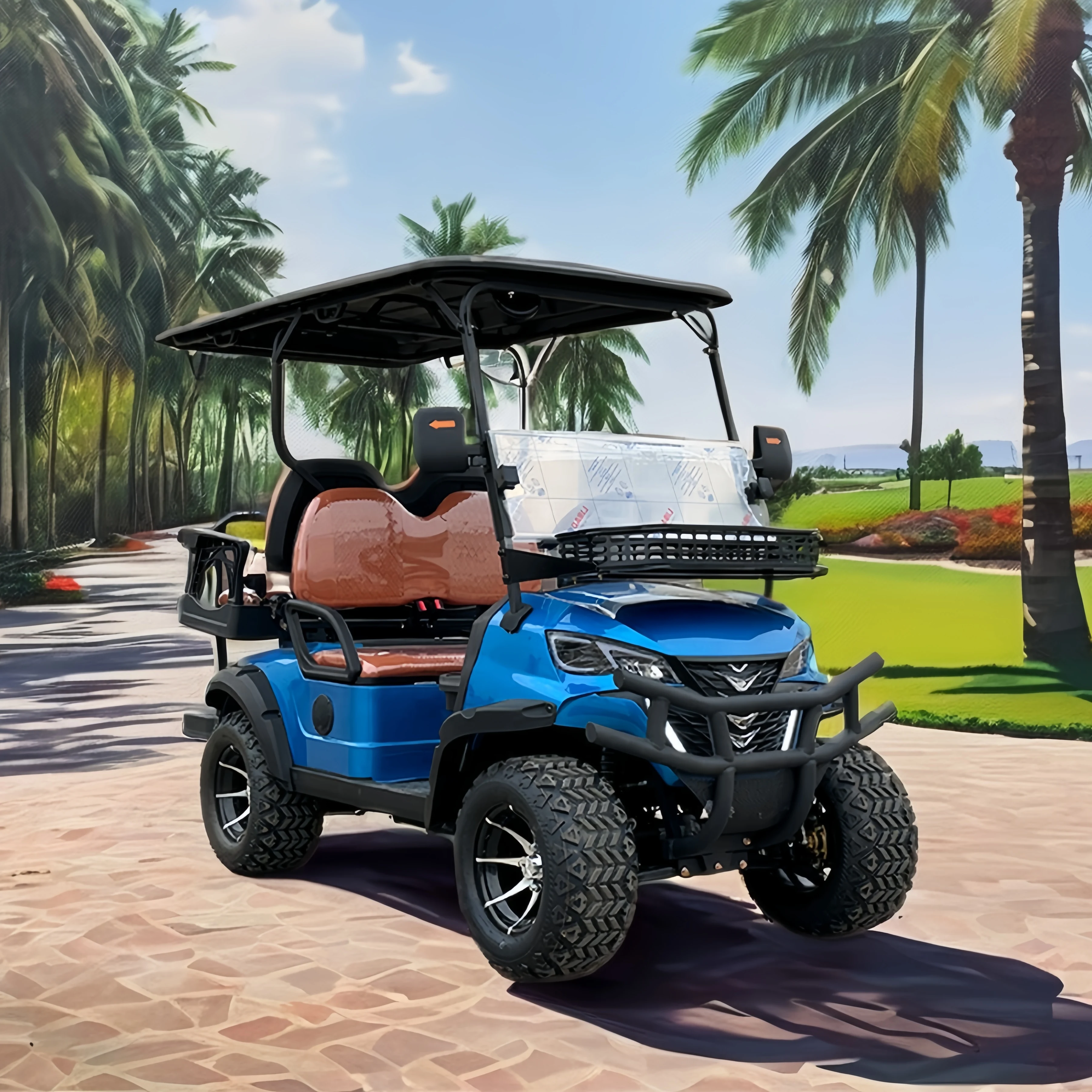 48V 5KW AC System Mini Electric Golf Carts Factory Price Cheap Golf Cart