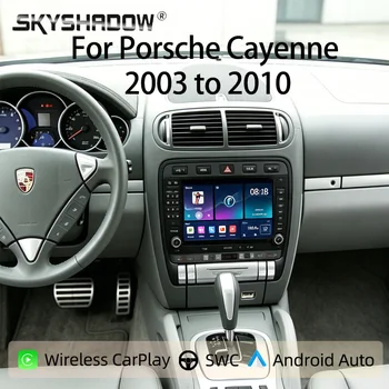 7" Android Car Radio Type-C For Porsche Cayenne 2003 to 2010 Wireless CarPlay Android Auto GPS Nav Bluetooth Steering Control 1